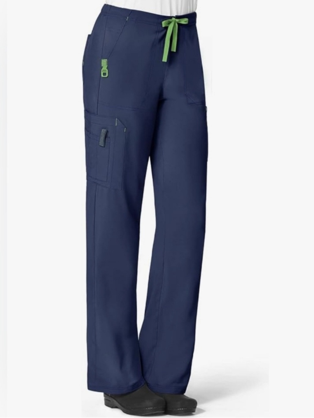 Carhartt Force Scrub Pants with Green Drawstring